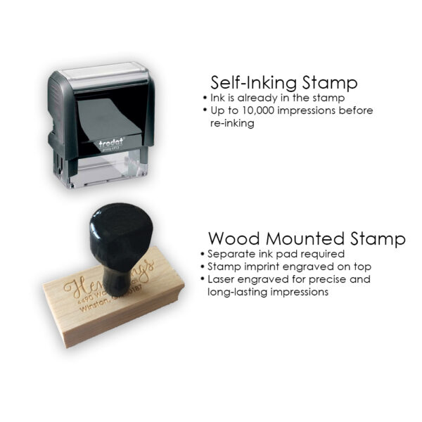 Calligraphy Address Stamp Product #2846