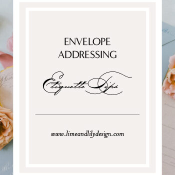 Envelope Addressing Etiquette