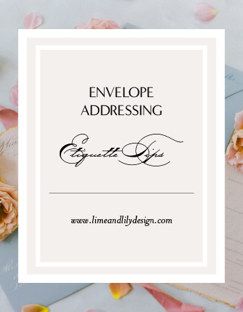 Envelope Addressing Etiquette