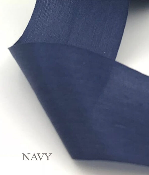 NAVY SILK RIBBON