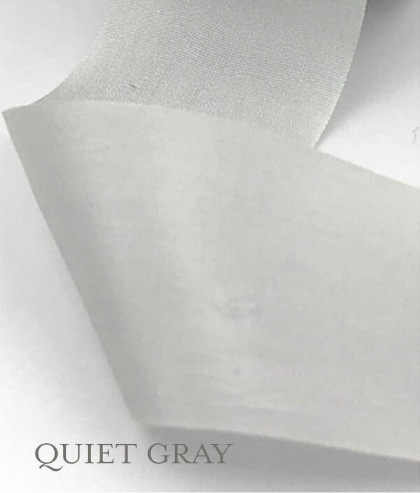 QUIET GRAY SILK RIBBON