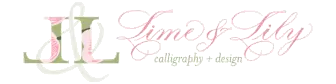 Lime & Lily Calligraphy + Design Logo