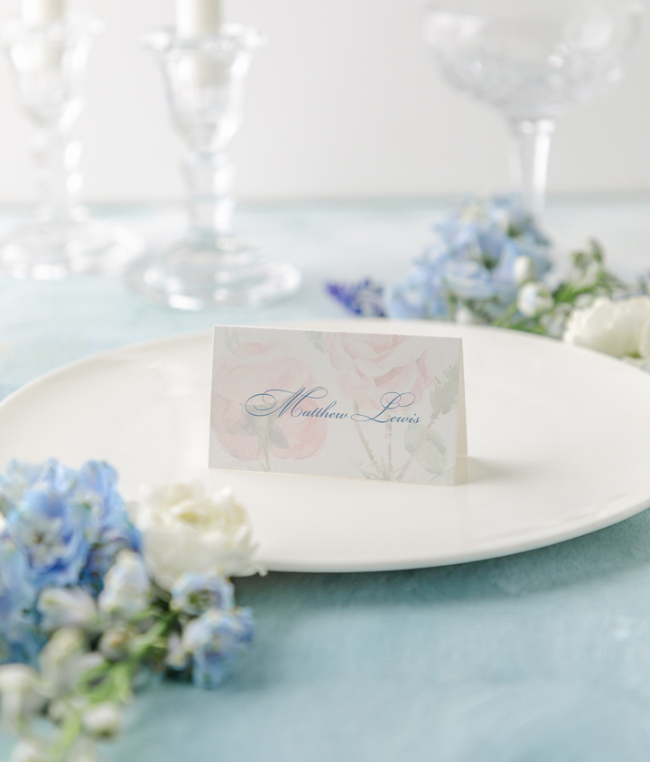 Rose Collection Place Cards