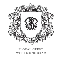 The Collection Guide 143 SEMI-CUSTOM-WAX-SEAL-FLORAL-CREST-WITH-MONOGRAM