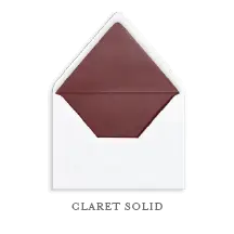 The Collection Guide 183 SEMI-CUSTOM-ENVELOPE-LINERS-CLARET-SOLID