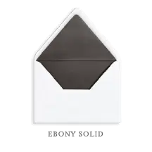 The Collection Guide 184 SEMI-CUSTOM-ENVELOPE-LINERS-EBONY-SOLID